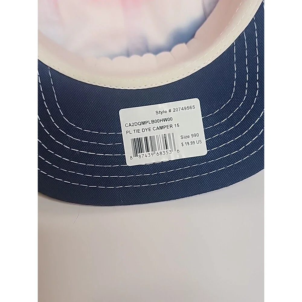 NEW Lids Tie Dye Camper Hat Summer Hippie Camp Fashion Fun Chill Patriotic 4th